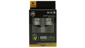 3157 Amber LED Bulbs High Output (Pair)