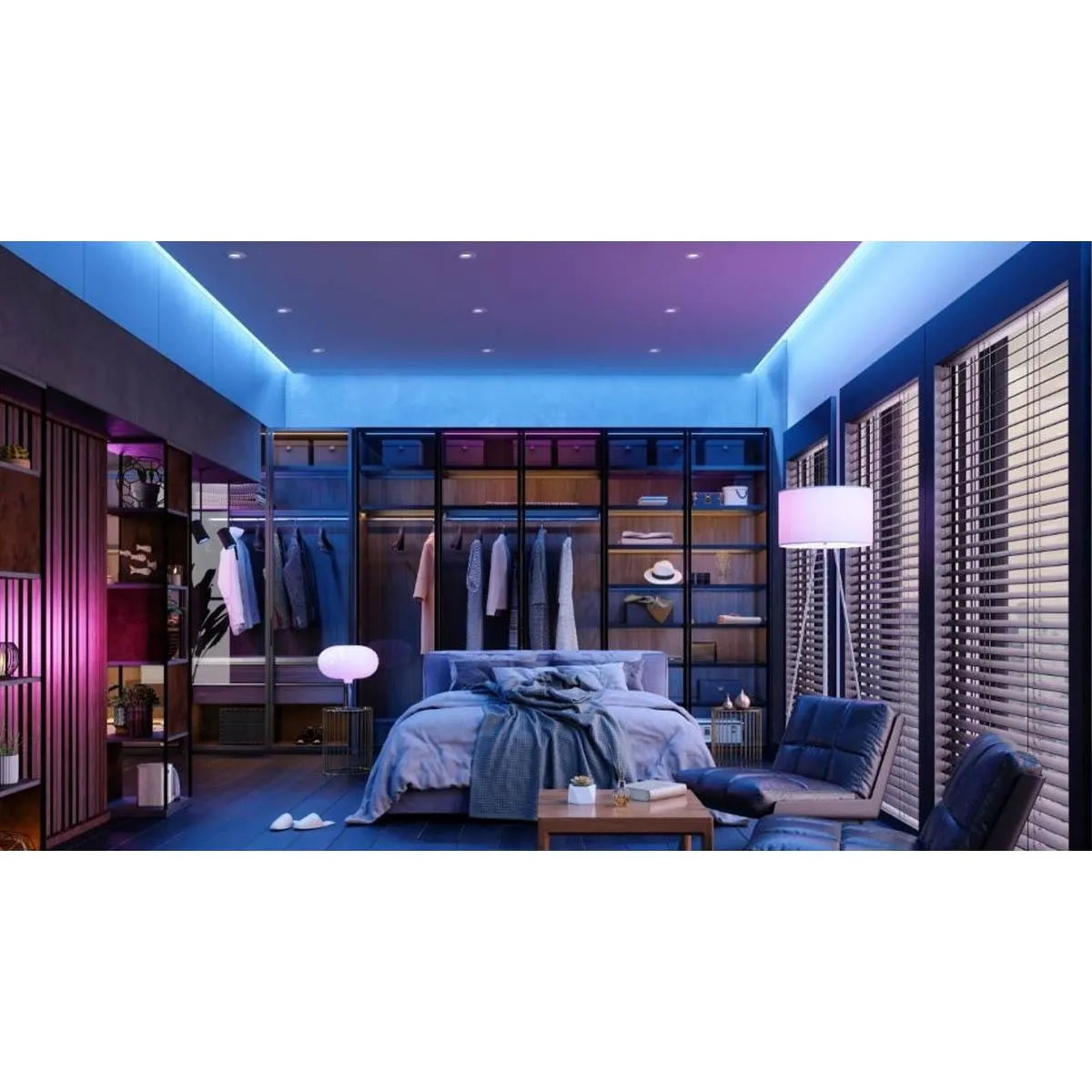 36 Inch Under Cabinet LED Light with Tilting Lens, 1900 Lumens, Selectable CCT, 120V
