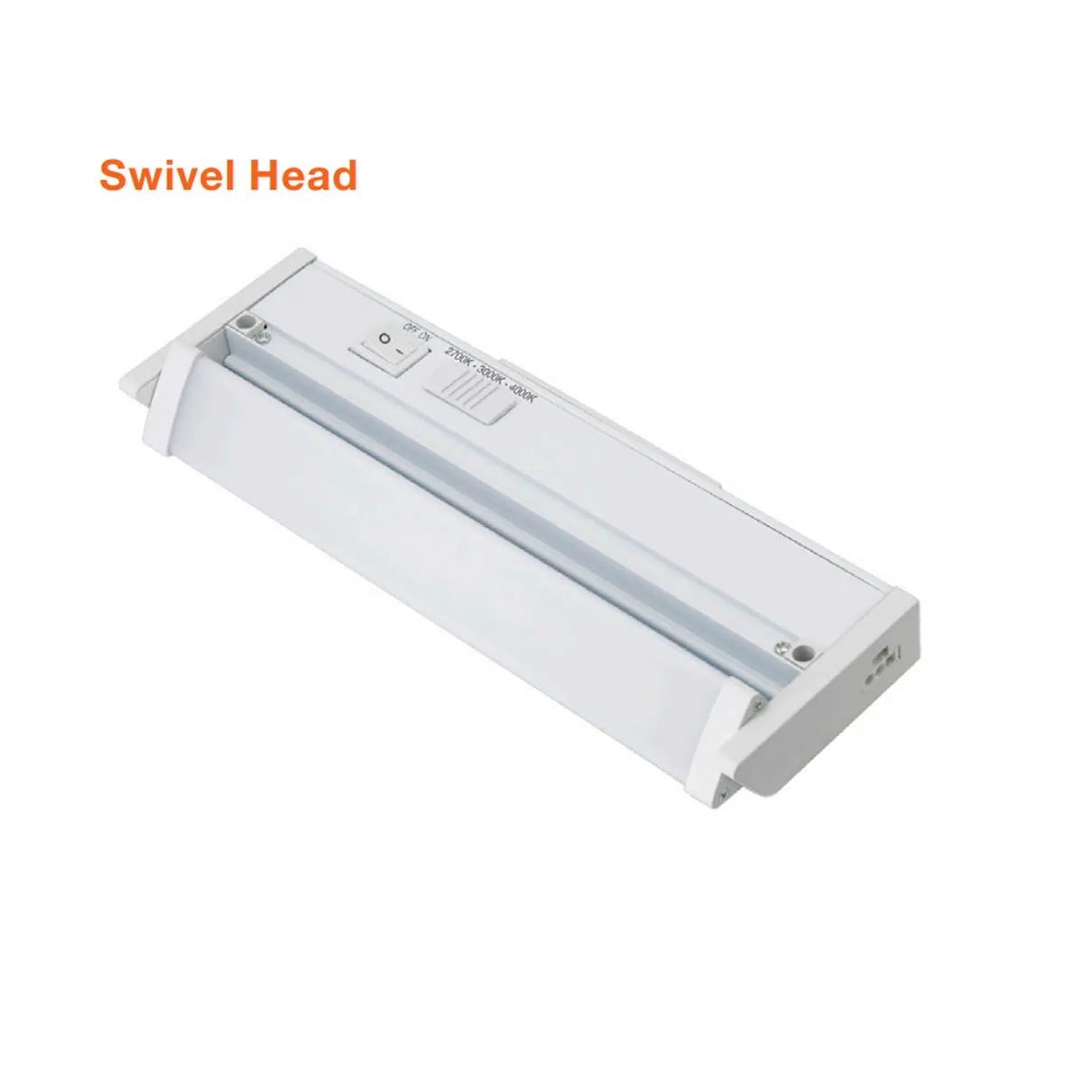 36 Inch Under Cabinet LED Light with Tilting Lens, 1900 Lumens, Selectable CCT, 120V