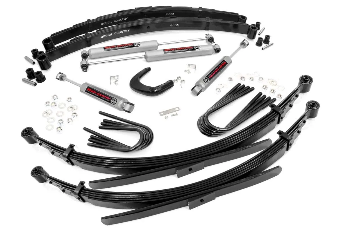 4 Inch Lift Kit | 52 Inch RR Springs | Chevrolet/GMC C20/K20 C25/K25 Truck (77-87)