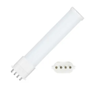 4 Pin PLL LED Bulb, 5.5W, 550lm, 2700K, Horizontal, 13W CFL Equal, 2Gx7 Base, Ballast Bypass