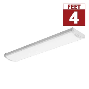 4ft LED Wraparound Light, 54 Watts, 5000 Lumens, 4000K, 120V