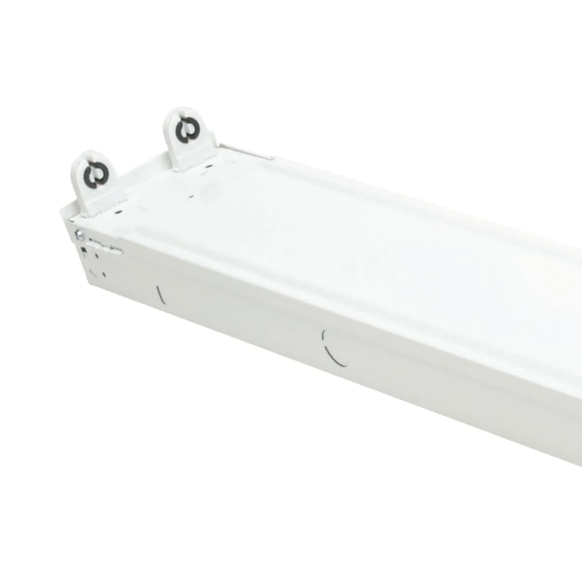 4ft T8 2-Lamp LED Ready Strip Light, Single End Wiring, Bulbs Not Included