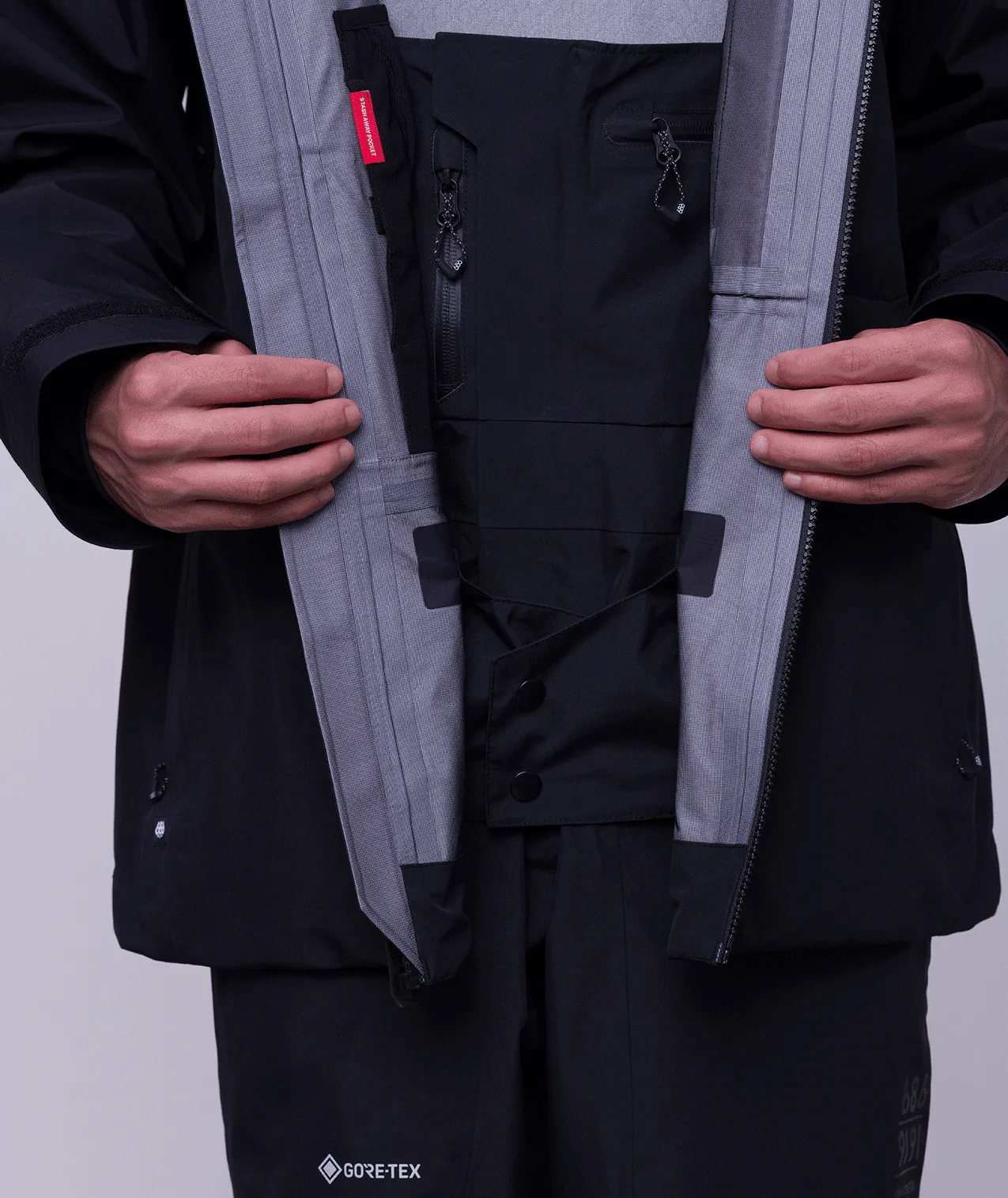 686 GORE-TEX 3L ATV Snowboard Jacket Black 2025