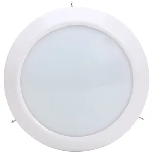 75-Watt Equivalent Universal 6in. 1000 Lumens LED Downlight Light Replacement Disc, Retrofit E26 Adapter Included