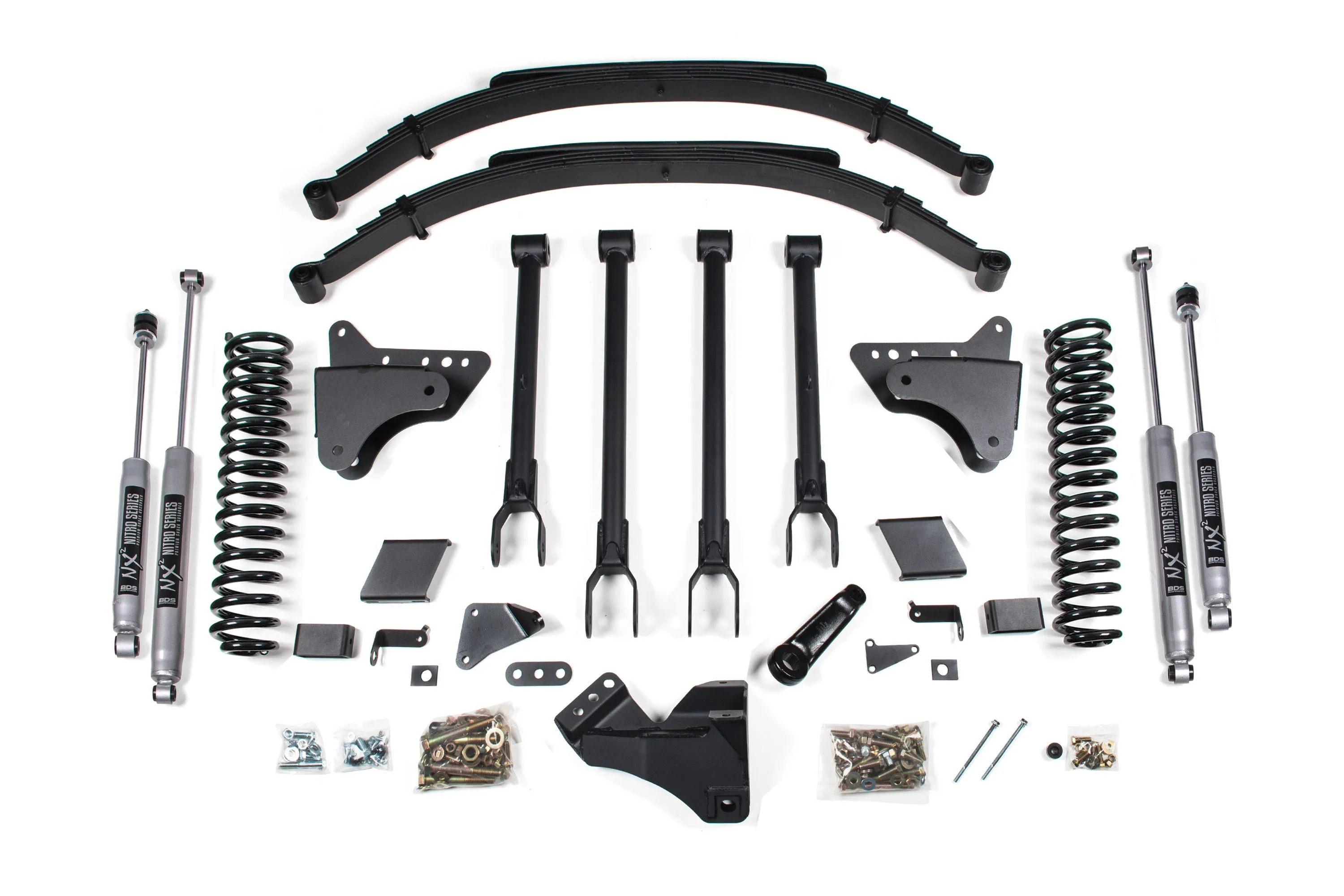 8 Inch Lift Kit | 4-Link Conversion | Ford F-250/F-350 Super Duty (11-16) 4WD | Diesel