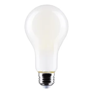 A21 High Lumen LED Lamp, 17 Watts, 2000 Lumens, 5000K, 125W Equal, E26 Base, Frosted