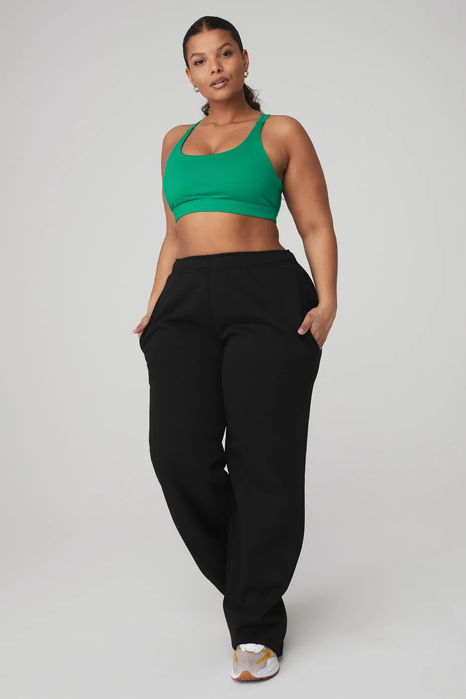 Airbrush Suspension Bra - Green Emerald