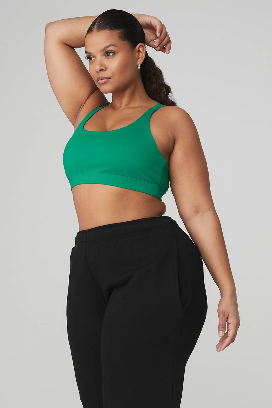 Airbrush Suspension Bra - Green Emerald