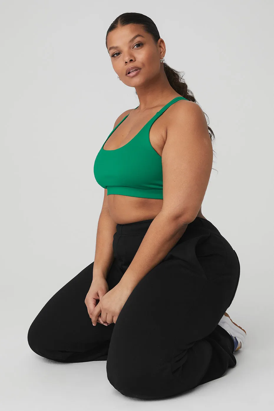 Airbrush Suspension Bra - Green Emerald