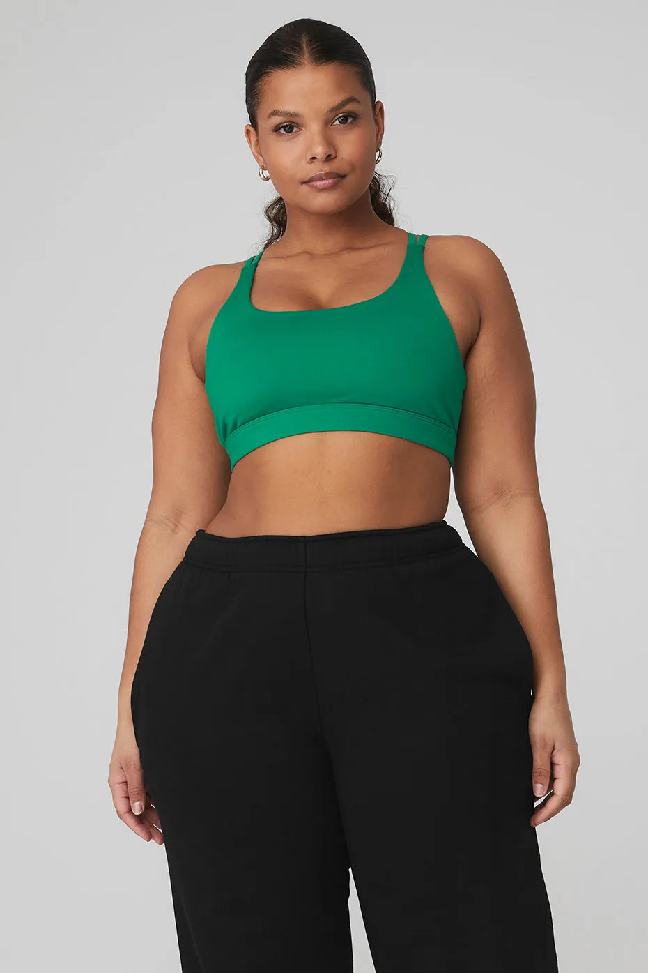 Airbrush Suspension Bra - Green Emerald