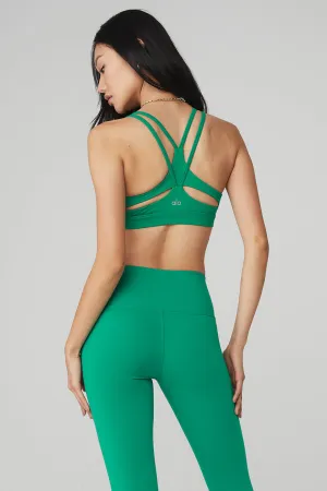 Airbrush Suspension Bra - Green Emerald