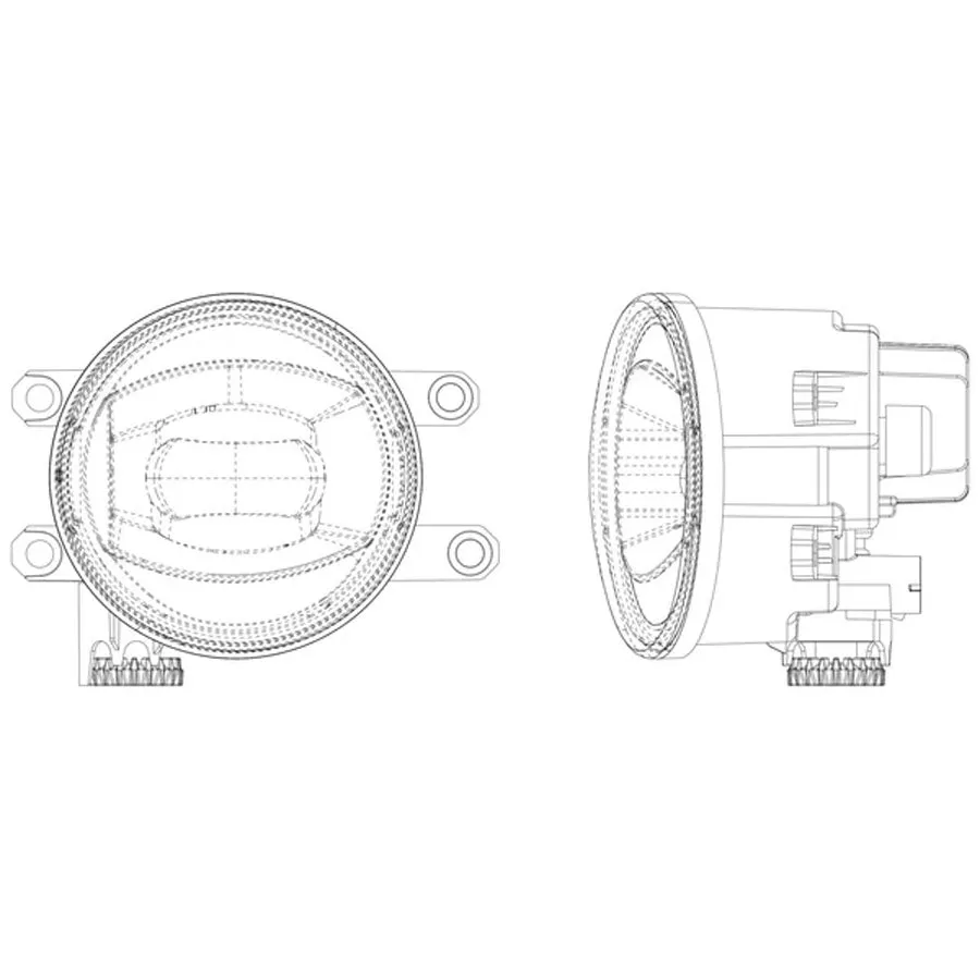 AlphaRex DoubleTap Dual Color LED Projector Fog Lights | 2015-2012 Toyota Tacoma