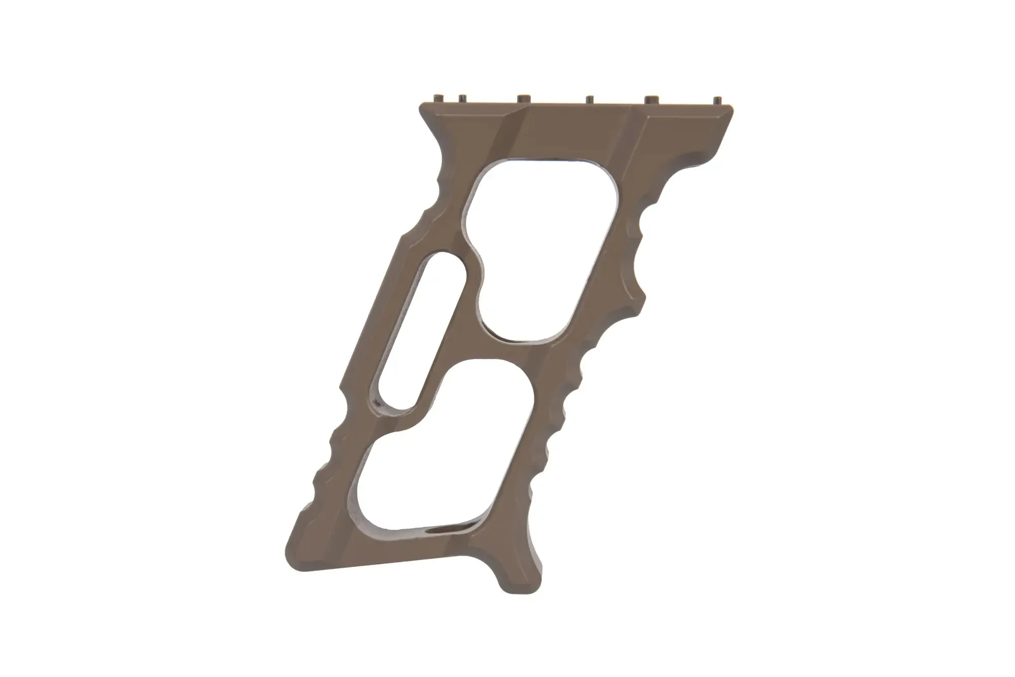 Aluminium angle grip TD Minivert for KeyMod/M-LOK Tan