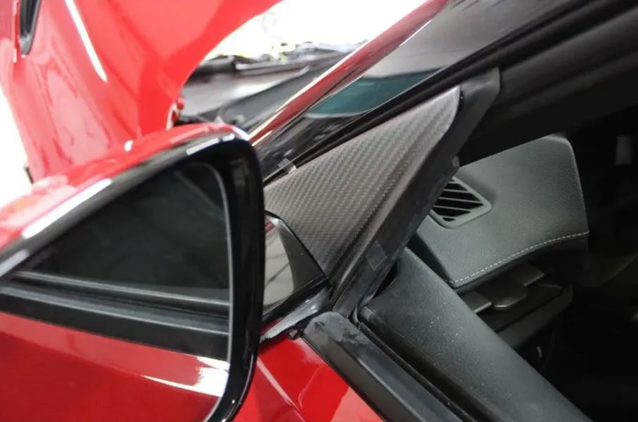 AMS 2020  Toyota GR Supra Anti-Wind Buffeting Kit - Gloss Carbon (AMS.38.06.0002-1)