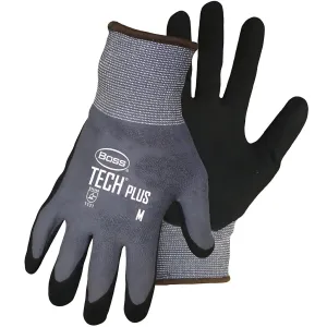Boss 1UH78302X Seamless Knit Nylon Glove with Premium Nitrile Coated MicroSurface Grip on Palm & Fingers