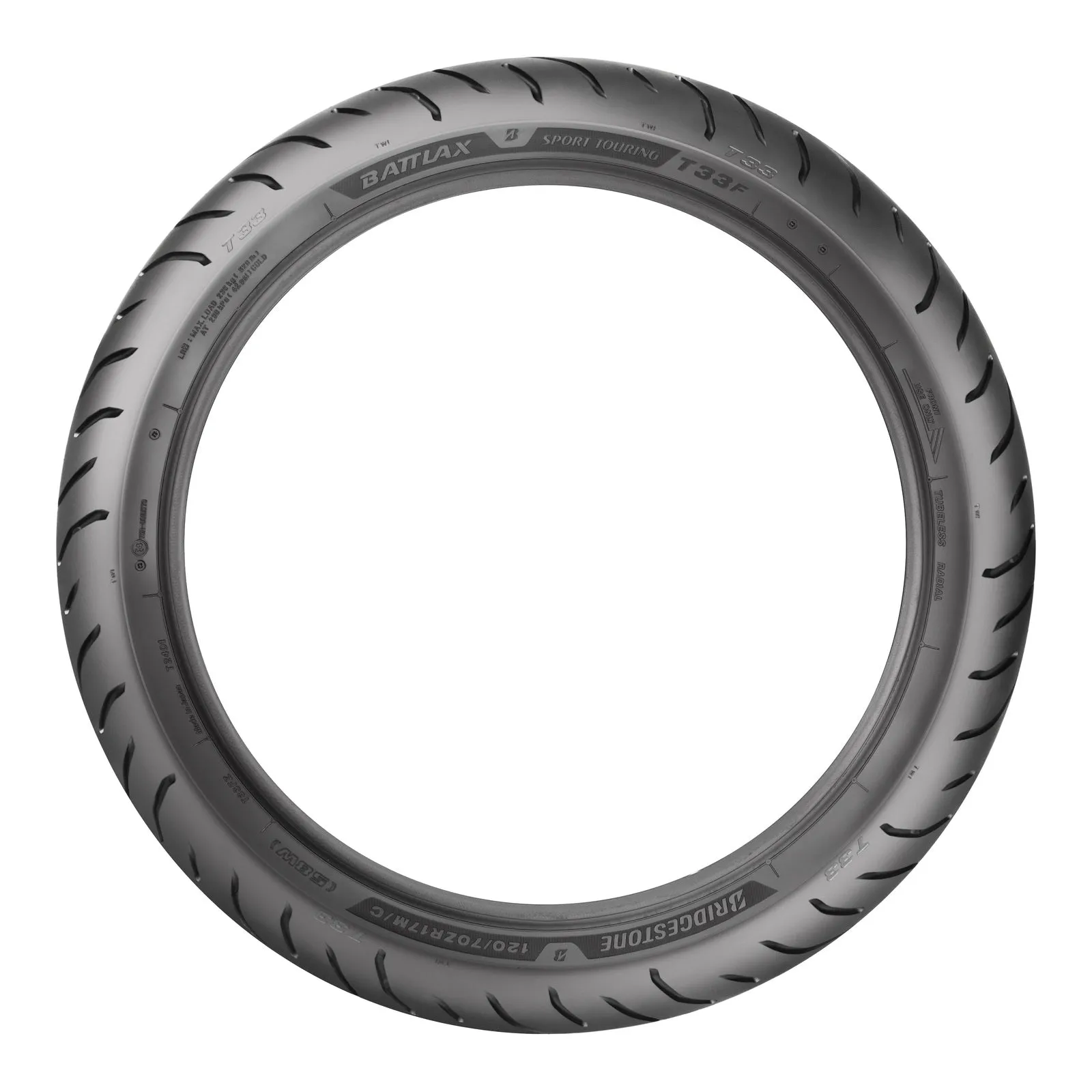 Bridgestone Battlax T33 Sport Touring Tyre Front 120/70ZR19 60W