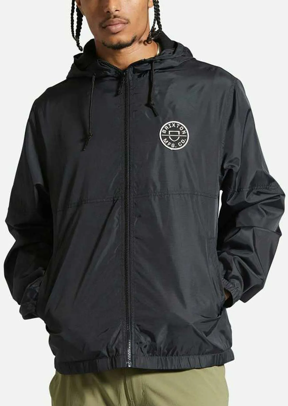 Brixton Men's Claxton Crest LW Zip Hood