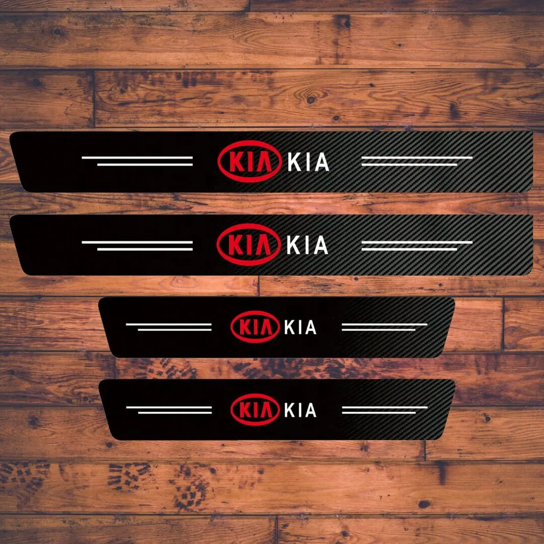 Carbon Fiber Door Sill Protector (4 Pcs)