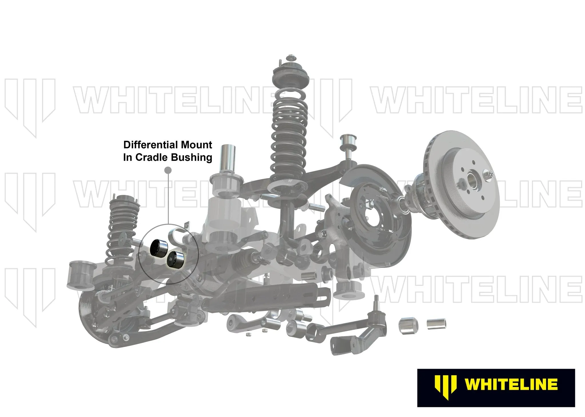 Differential - Mount Support Rear Bushing - Nissan - WhiteLine
