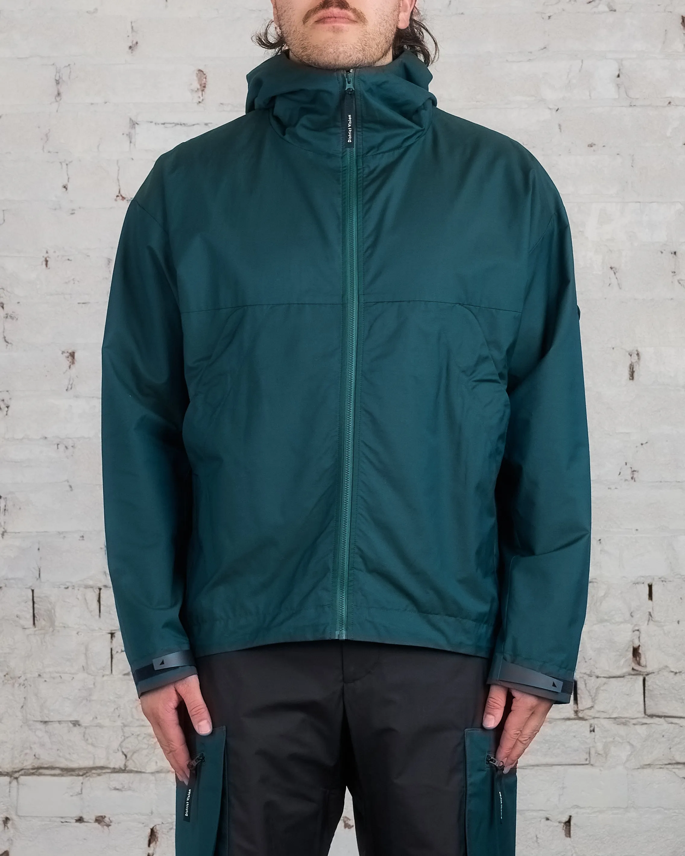 District Vision Organic Cotton DWR Hiking Jacket Pine