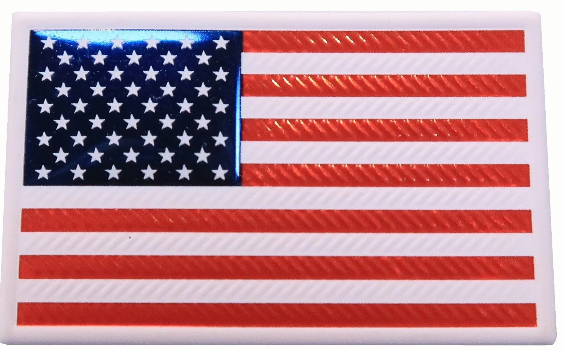 EmbossTech US Flag | Raised Helmet Decal