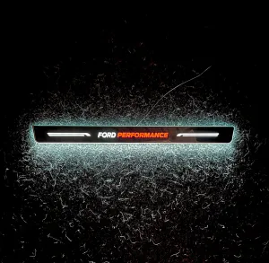 Enhanced Illuminated Wireless Door Sill Protectors - Ford Performance Edition