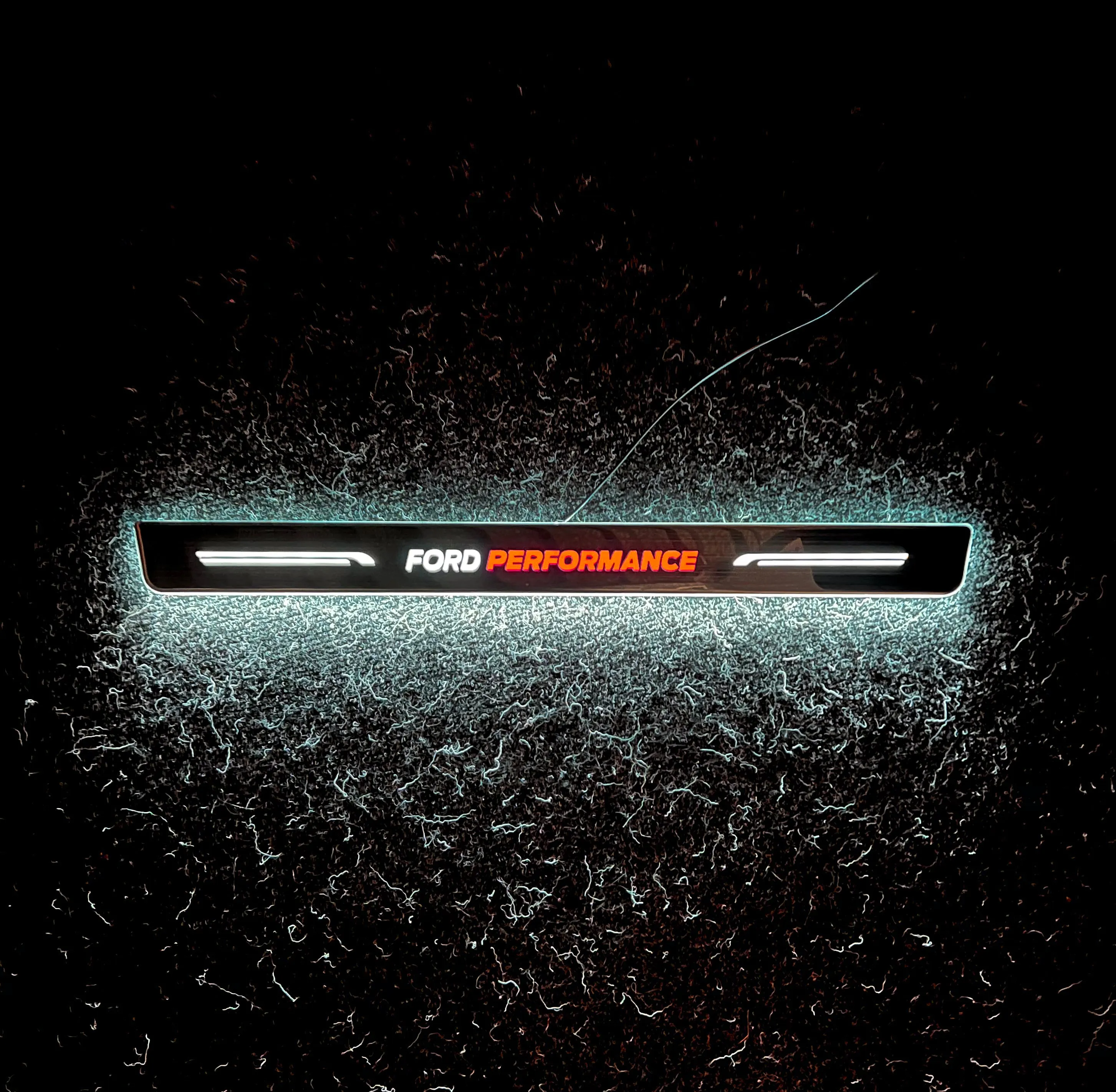 Enhanced Illuminated Wireless Door Sill Protectors - Ford Performance Edition