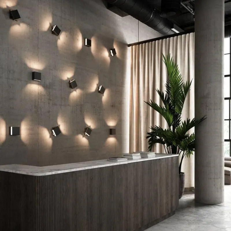 Exterior Rotatable Square Wall Light