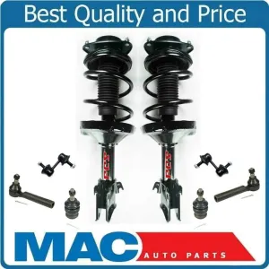 Fits For 11-13 Forester AWD 2.5L (2) Front Coil Spring Struts Ball Joints Tie 8p