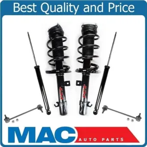 For 08-11 Focus Sedan 08-10 Focus Coupe Coil Spring Struts Sway Br Lnk Shocks 6p
