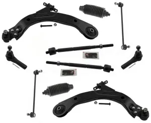 For 2005-10 Chevrolet Cobalt Steel Lower Control Arms Bushings BJ Links Tie Rods