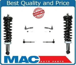 Front Complete Strut Assemblies Tie Rods Sway Bar Links For 04-06 Tundra 6Pcs