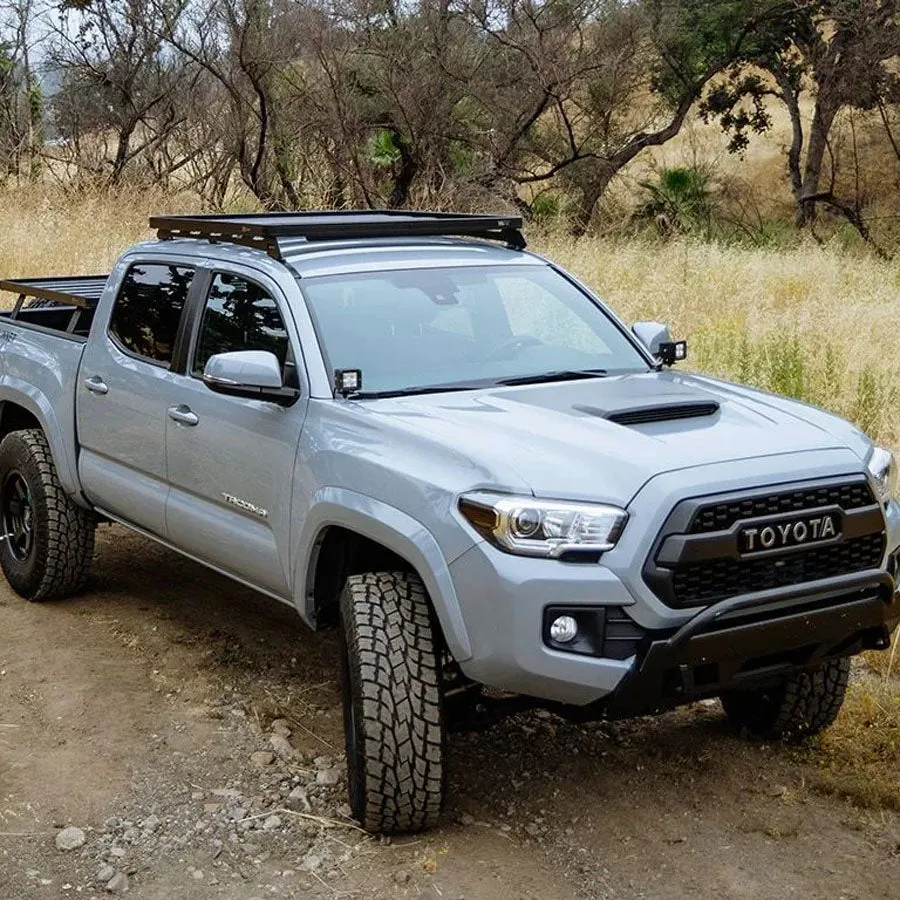 Front Runner SlimLine II Roof Rack Kit Cab Over Camper | 2023-2016 Toyota Tacoma