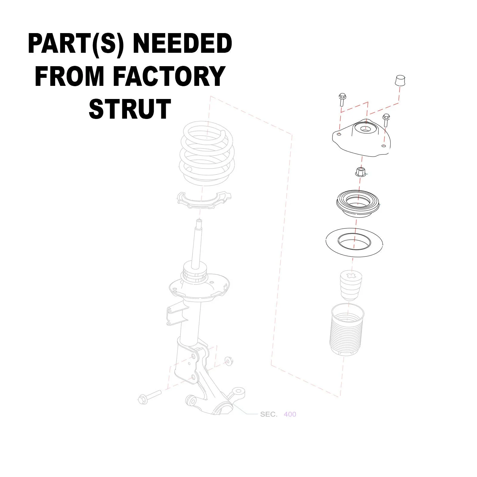 Godspeed MonoRS Coilovers Infiniti QX30 (17-19) 32 Way Adjustable