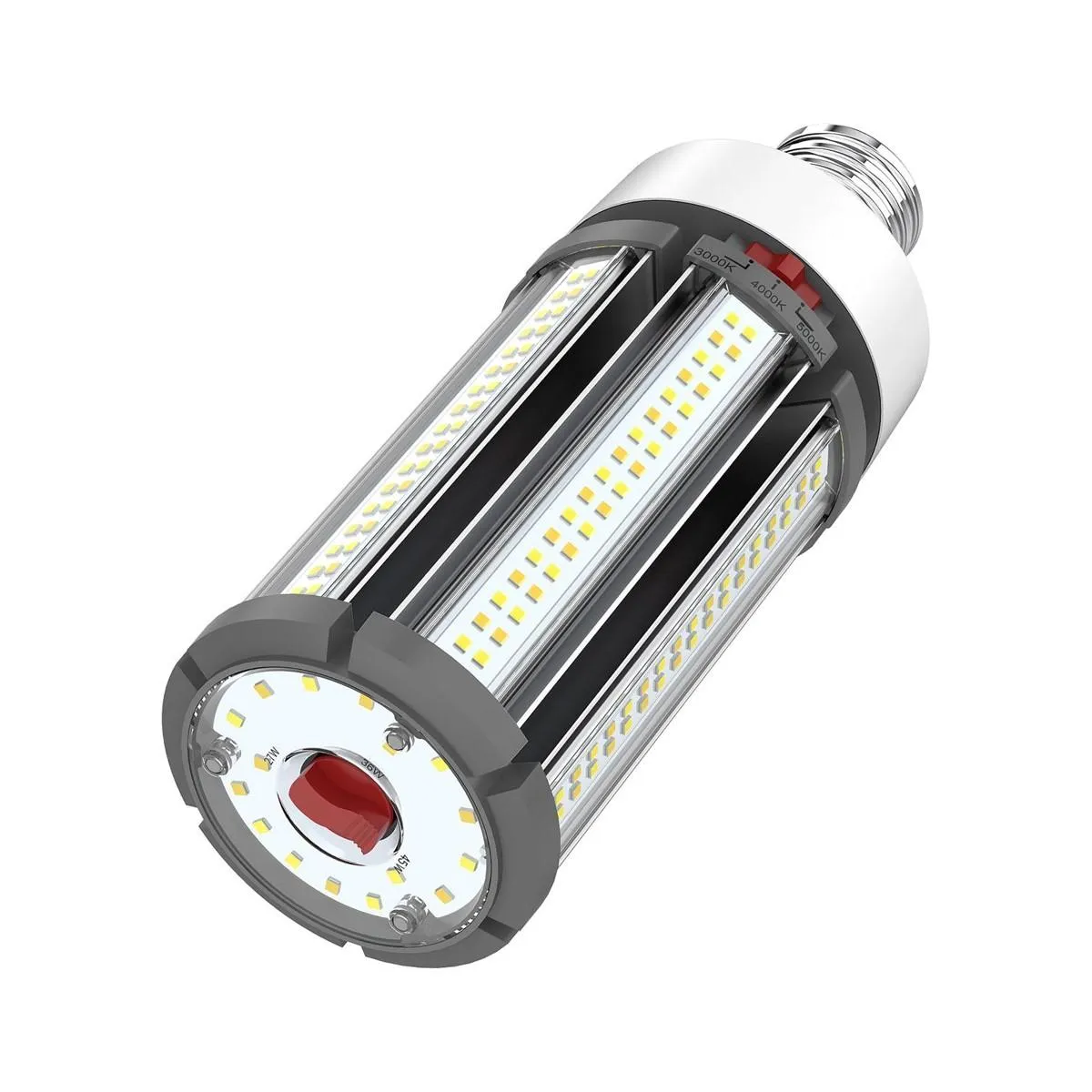 Hi-Pro Retrofit LED Corn Bulb, 27W|36W|45W, 6300lm, 30K|40K|50K, EX39 Mogul, 120-277V