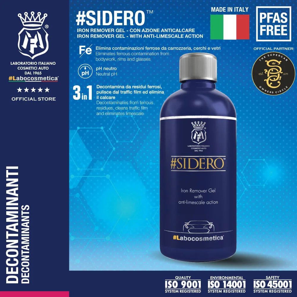 Labocosmetica SIDERO (High safety Iron Removing gel - with limescale removing action)