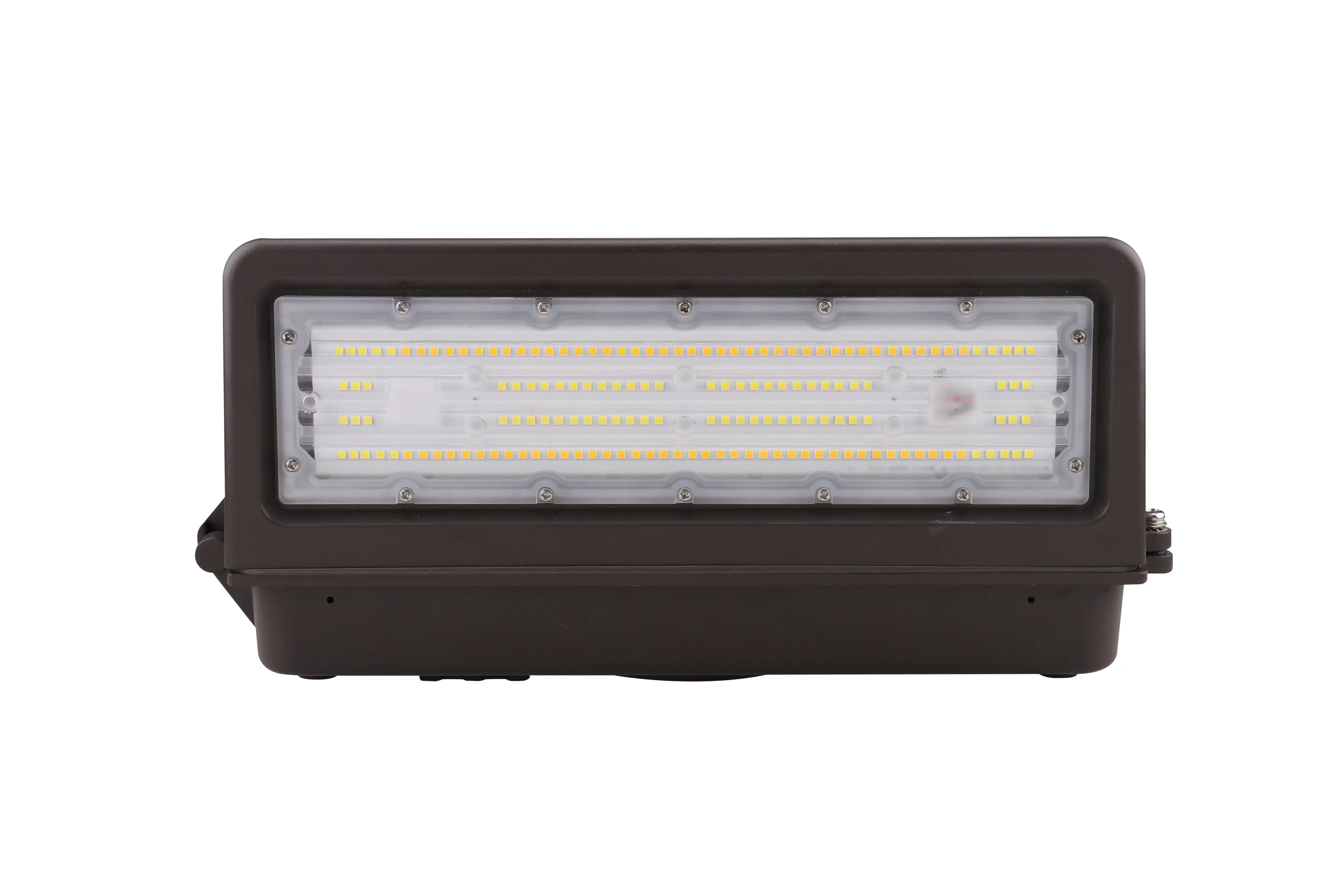 LED Full Cutoff Wall Pack, 5760 Lumen Max, Wattage and CCT Selectable, Integrated Photocell, 120-277V