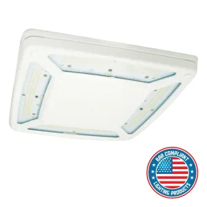 LED Gas Station Canopy Light, 23100 Lumens, 188 Watts, 5000K, 120-277V