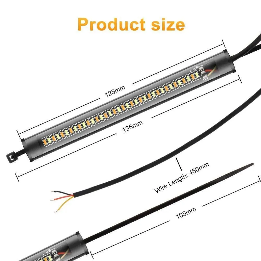 LED Motorcycle Signal Light & DRL Combo: Enhanced Visibility & Style Upgrade
