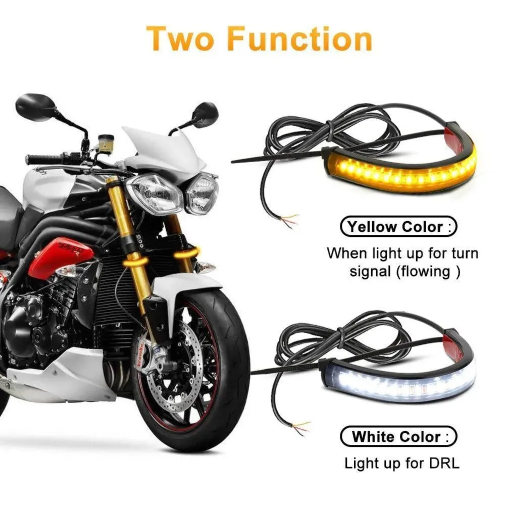 LED Motorcycle Signal Light & DRL Combo: Enhanced Visibility & Style Upgrade