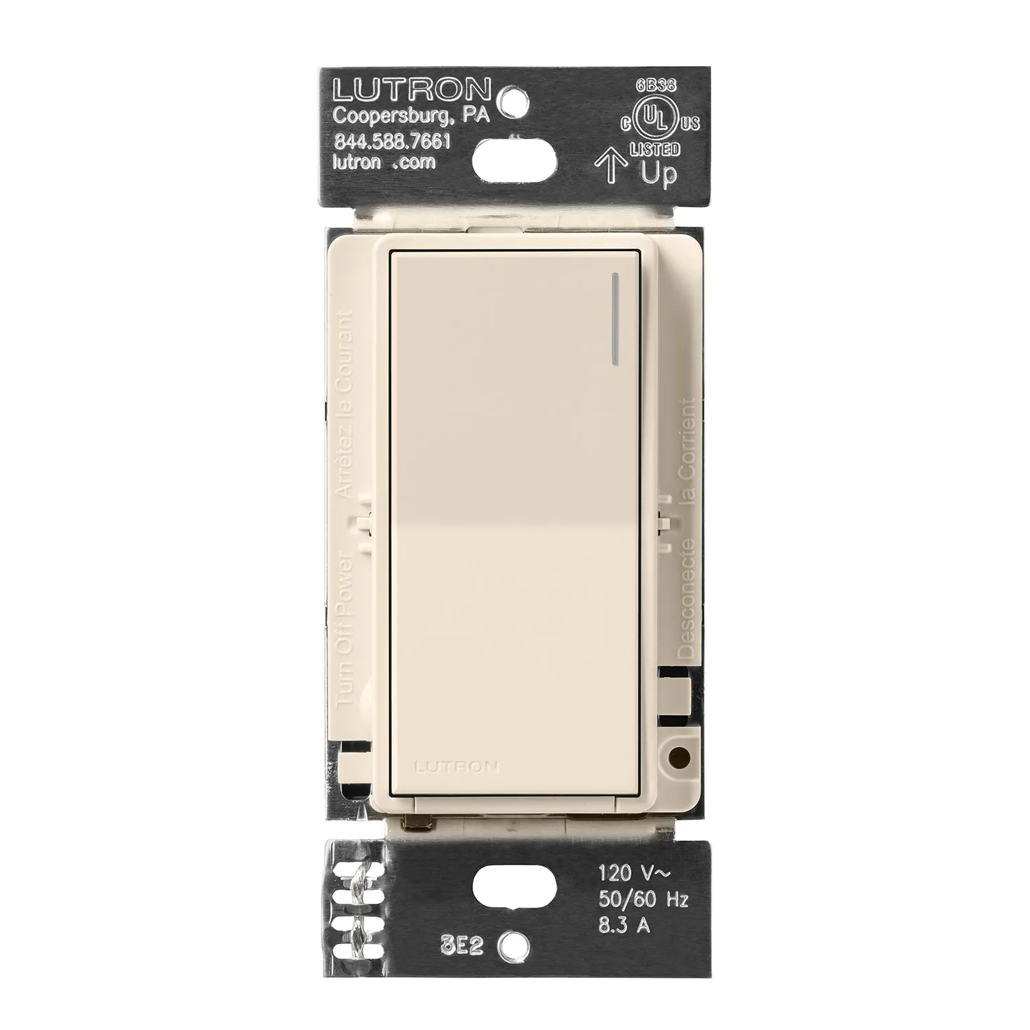 Lutron Sunnata Companion Switch, Not for Standalone Use