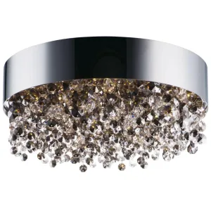 Mystic 16 in. 11 Light LED Flush Mount Light Polished Chrome Finish