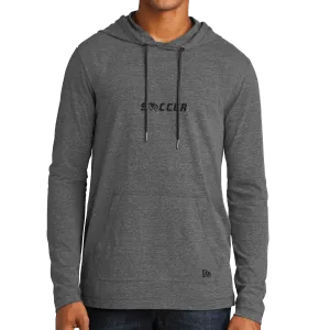 New Era Tri-Blend Performance Pullover Hoodie Tee- Soccer Head
