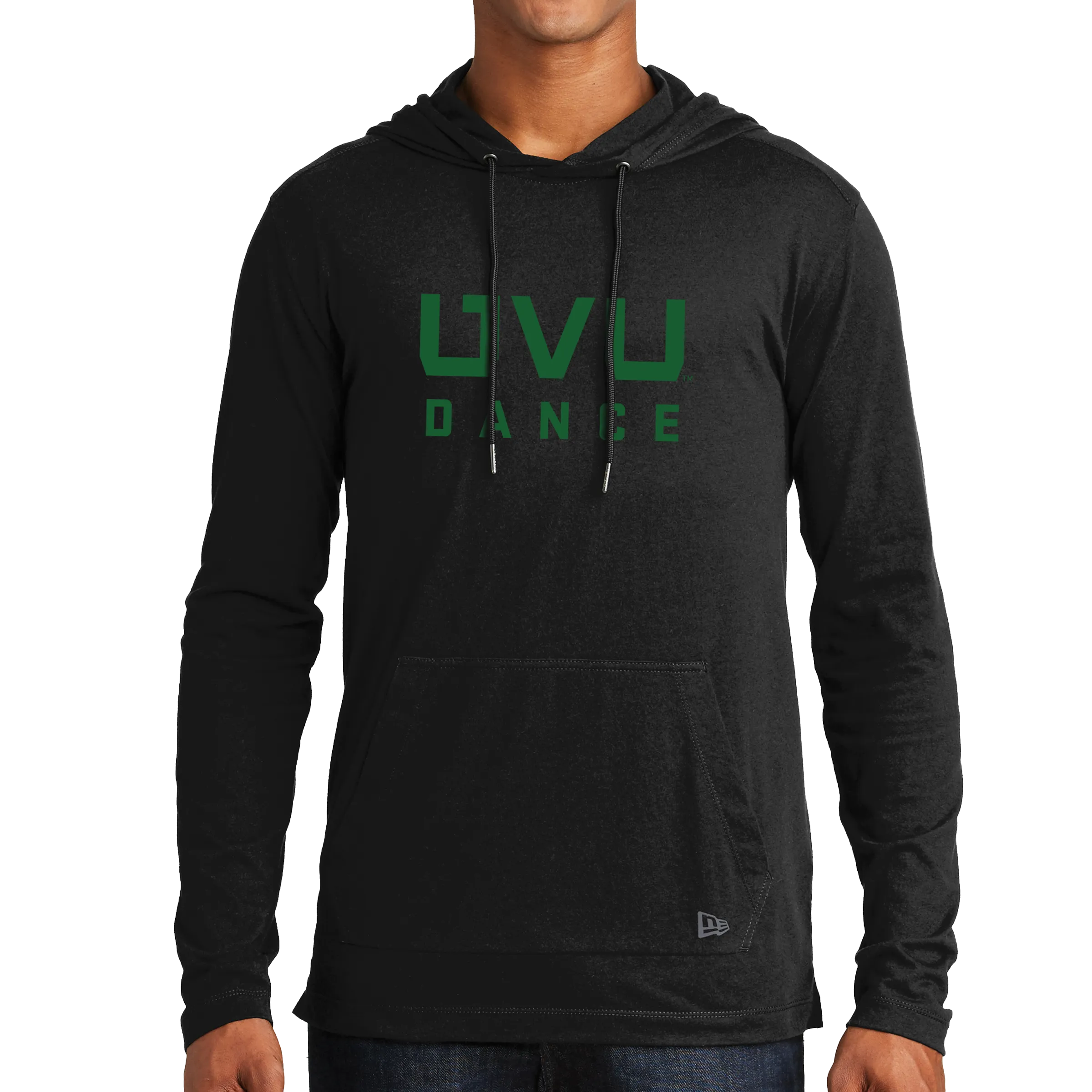 New Era Tri-Blend Performance Pullover Hoodie Tee- UVU Dance