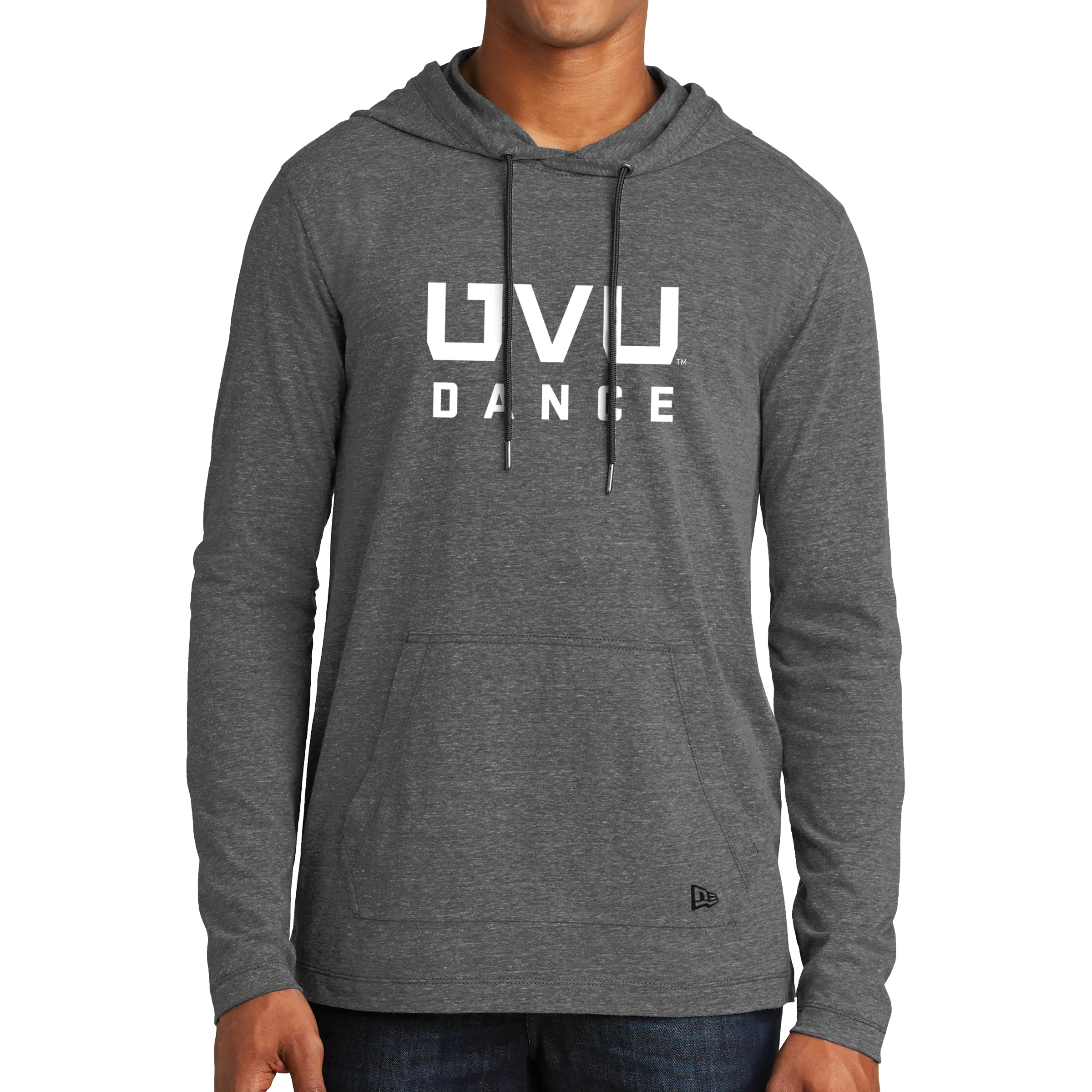 New Era Tri-Blend Performance Pullover Hoodie Tee- UVU Dance