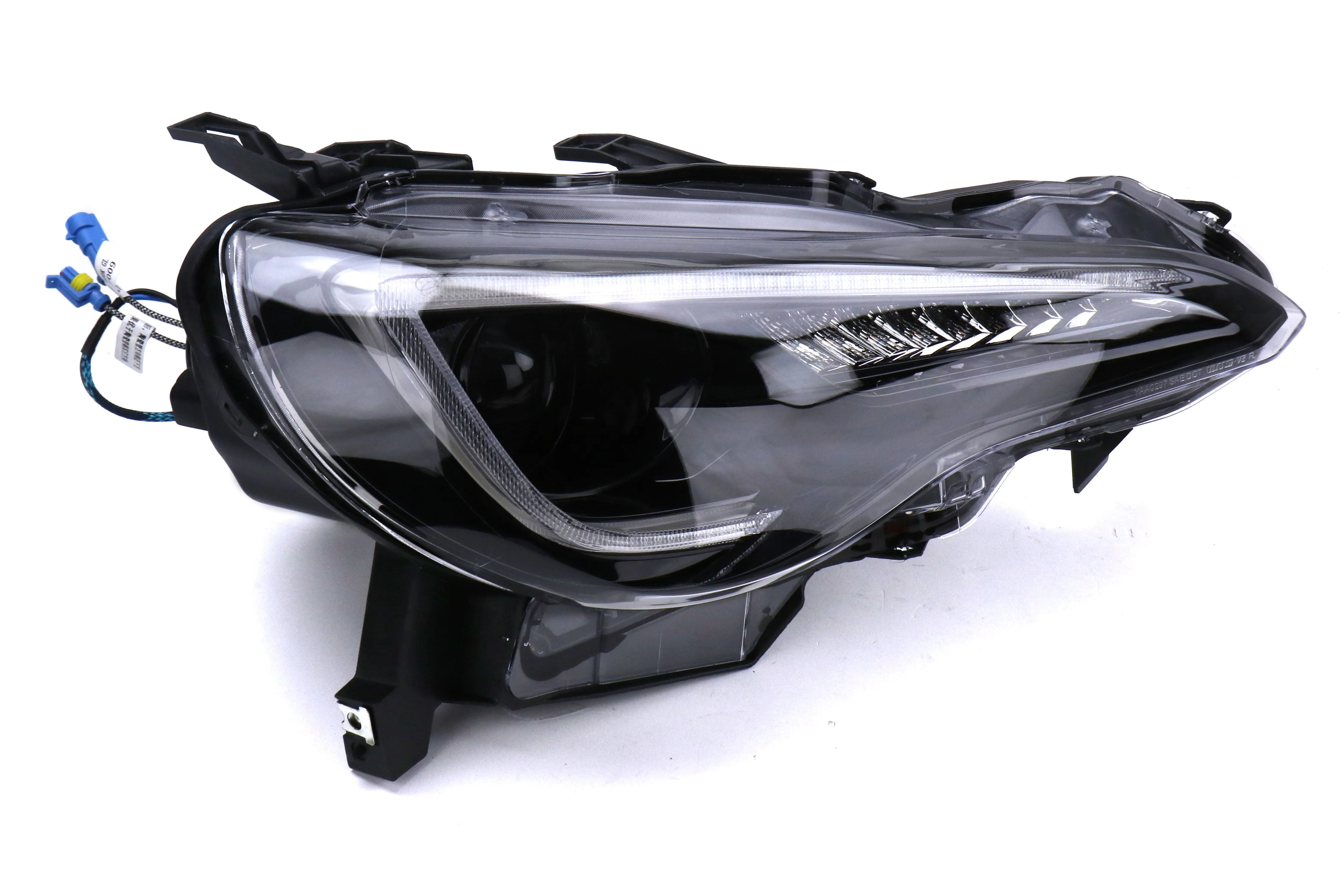 OLM LED Headlights FRS BRZ 86 (13-20) Black w/ LED Sequential Turn Signal
