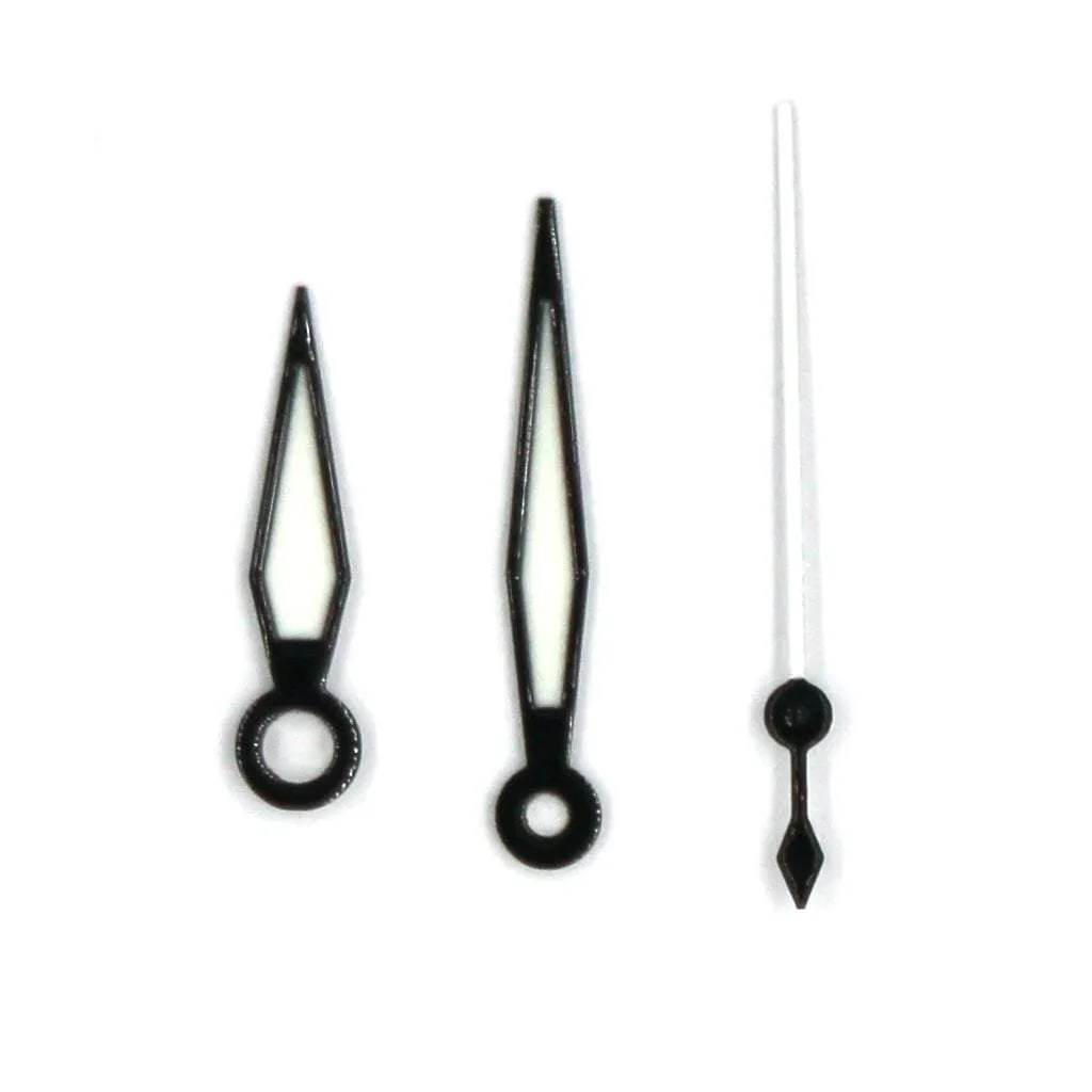 Pilot Hands - BGW9 - Polished Black *IMPROVED*