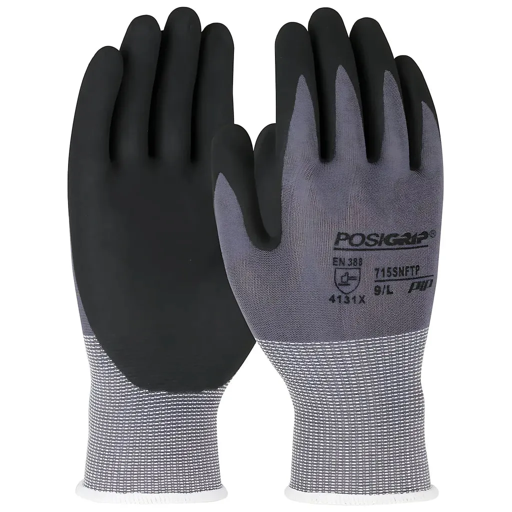 PIP 715SNFTP/XXL Premium Seamless Knit Nylon/Spandex Glove with Nitrile Coated Foam Grip on Palm & Fingers