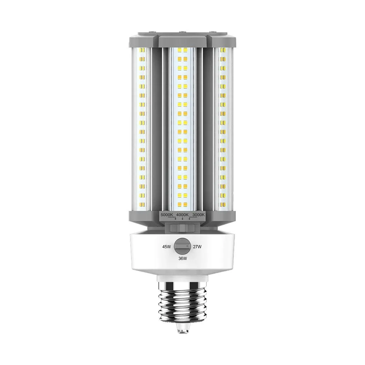 Post Top LED Lamp, 27W|36W|45W, 6500 Lumens, Selectable CCT, EX39 Mogul Base, 120-277V